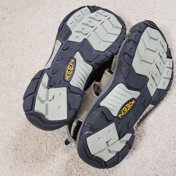 KEEN Newport Leather Hiking Sandals for Men 14M Waterproof Green - Picture 10 of 11